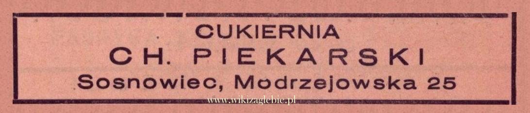 Plik:Reklama 1938 Sosnowiec Cukiernia Ch. Piekarski 01.jpg