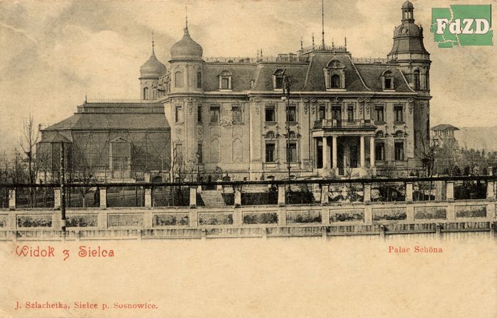 Pocztowka sosnowiec palac schona 0002.jpg