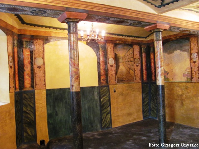 Będzin. Wnętrze tzw. Synagogi Mizrachi (Domu modlitw).02.JPG