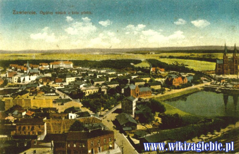 Zawiercie na dawnej pocztówce 001.jpg