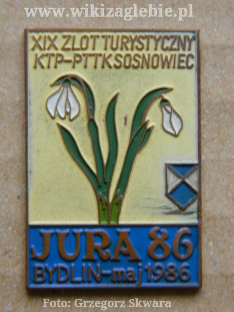 Odznaka XIX Zlot Turystyczny Jura 86.jpg
