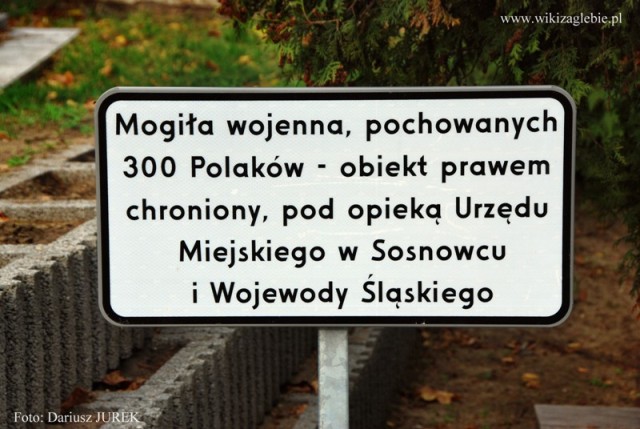 Cmentarz katolicki przy ul. 11 Listopada w Sosnowcu-Pekinie 023 Miejsce Pamięci 38 014.JPG