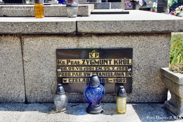 Czeladź Cmentarz katolicki ul. Nowpogońska 031 Zygmunt Król.JPG