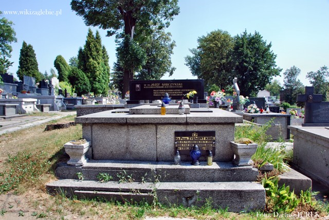Czeladź Cmentarz katolicki ul. Nowpogońska 029 Józef Sobczyński i Zygmunt Król .JPG