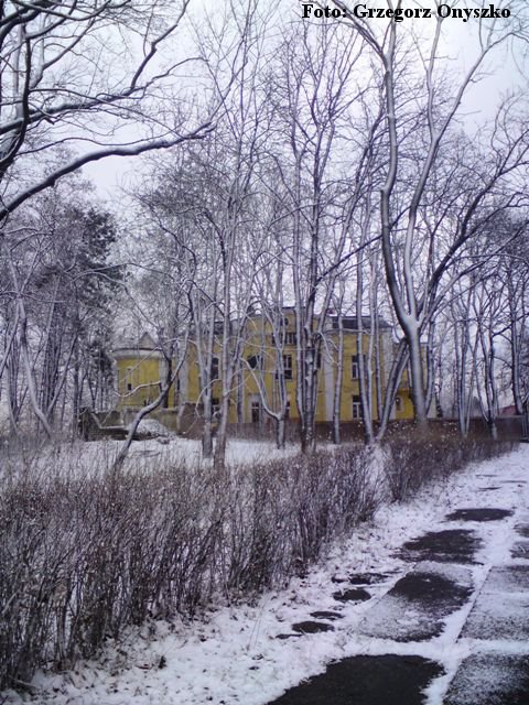 Sosnowiec-Zagórze. Willa Marplatta i park Mieroszewskich zimą.JPG
