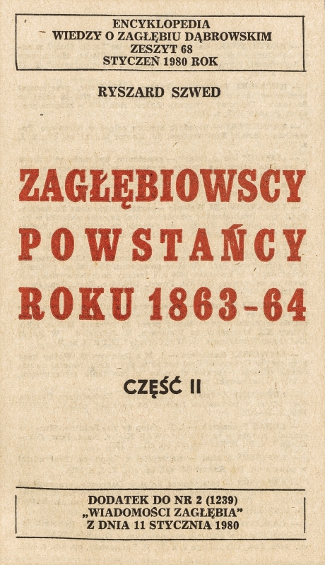 Zagłębiowscy Powstańcy Roku 1863 - 1864 cz 2.jpg