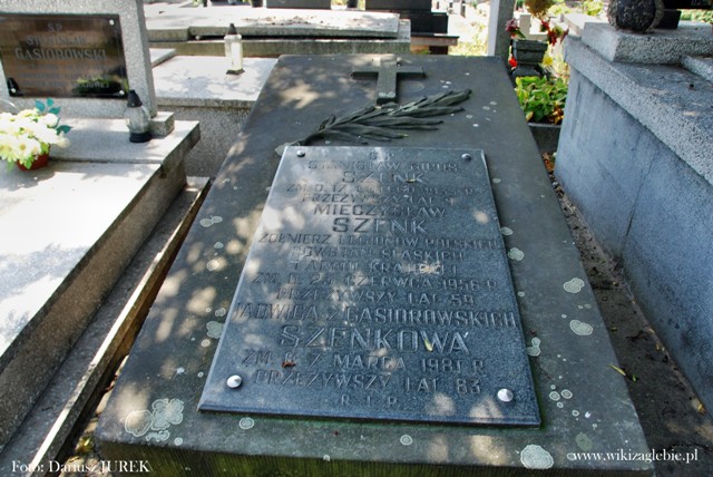 Czeladź Cmentarz katolicki ul. Nowpogońska 033 Mieczysław Szenk.JPG