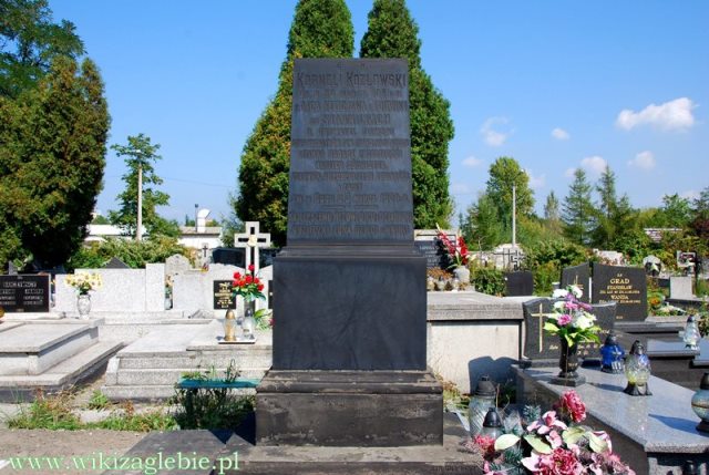 Dąbrowa Górnicza Cmentarz katolicki przy ul. Starocmentarnej 102 Korneli Kozłowski.JPG