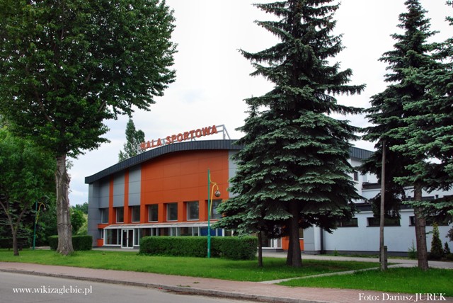 Sosnowiec Milowice Hala sportowa klubu Płomień Milowice 001.JPG
