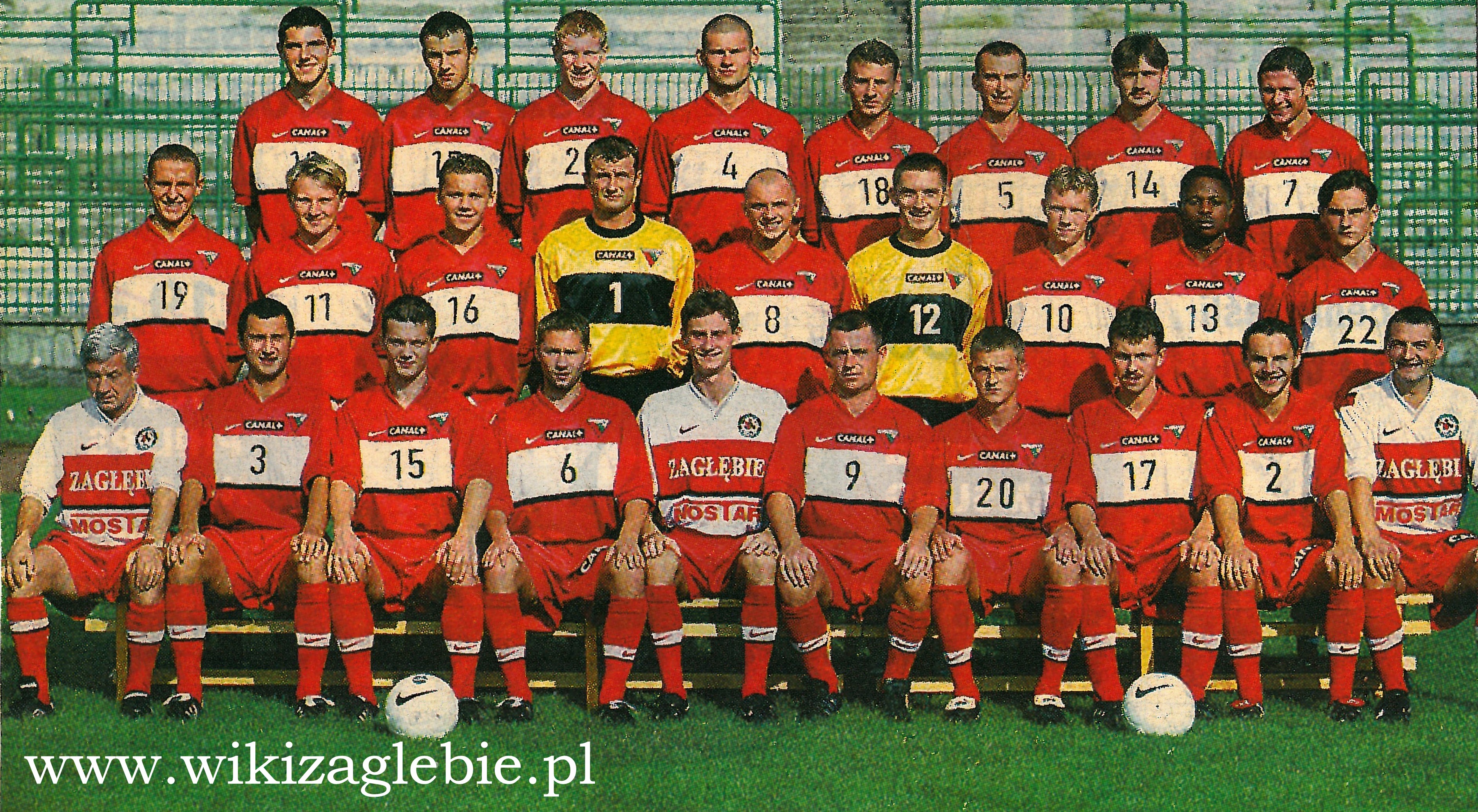 Plik:Zagłębie Sosnowiec sezon 2000 2001.jpg