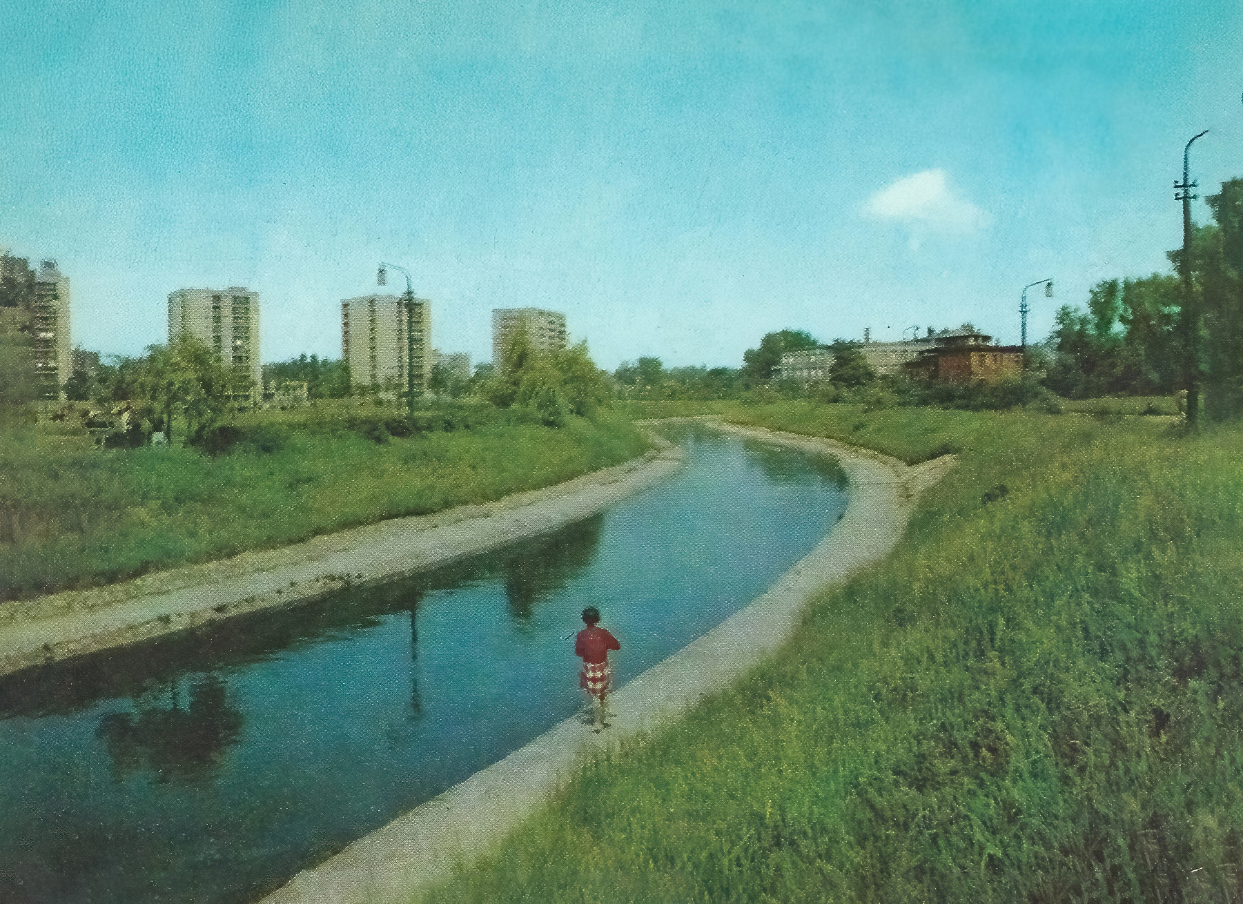 Czarna Przemsza - okolice ulicy Legionów - Pocztowka-1969-Sosnowiec.jpeg