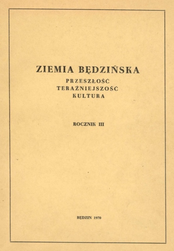 Ziemia Będzińska - przeszłość, teraźniejszość, kultura (Rocznik 3).jpg