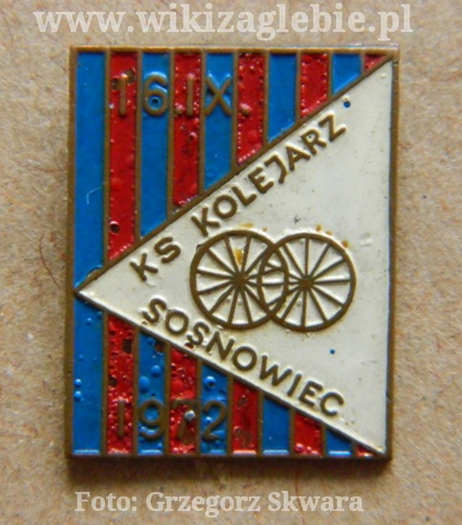 Odznaka KS Kolejarz Sosnowiec.jpg
