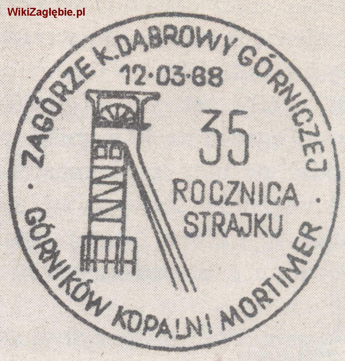 Datownik 35 rocznica strajku górników Kop Mortimer.jpg