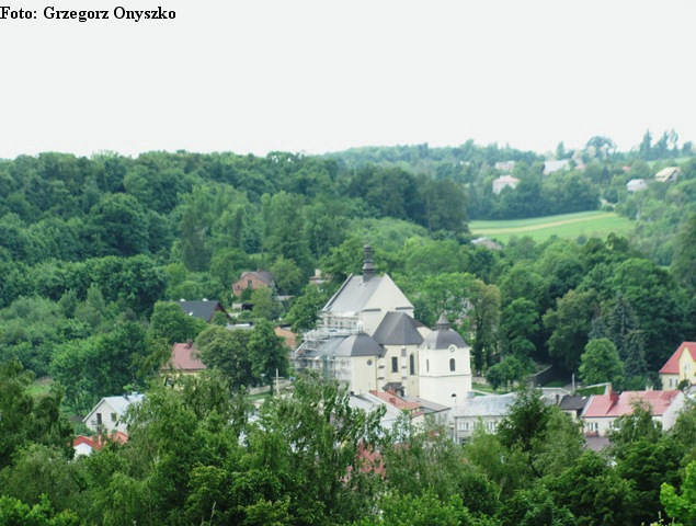 Widok na kolegiatę pilicką z góry św. Piotra.JPG