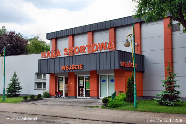 Sosnowiec Milowice Hala sportowa klubu Płomień Milowice 002.JPG