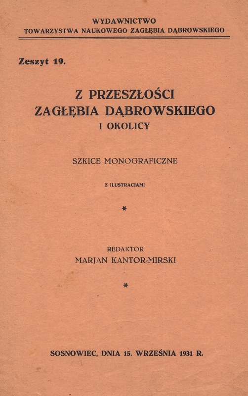 Plik:Z przeszłości Zagłębia Dąbrowskiego i okolicy - Szkice monograficzne z ilustracjami - Tom 1 - nr 19.jpg